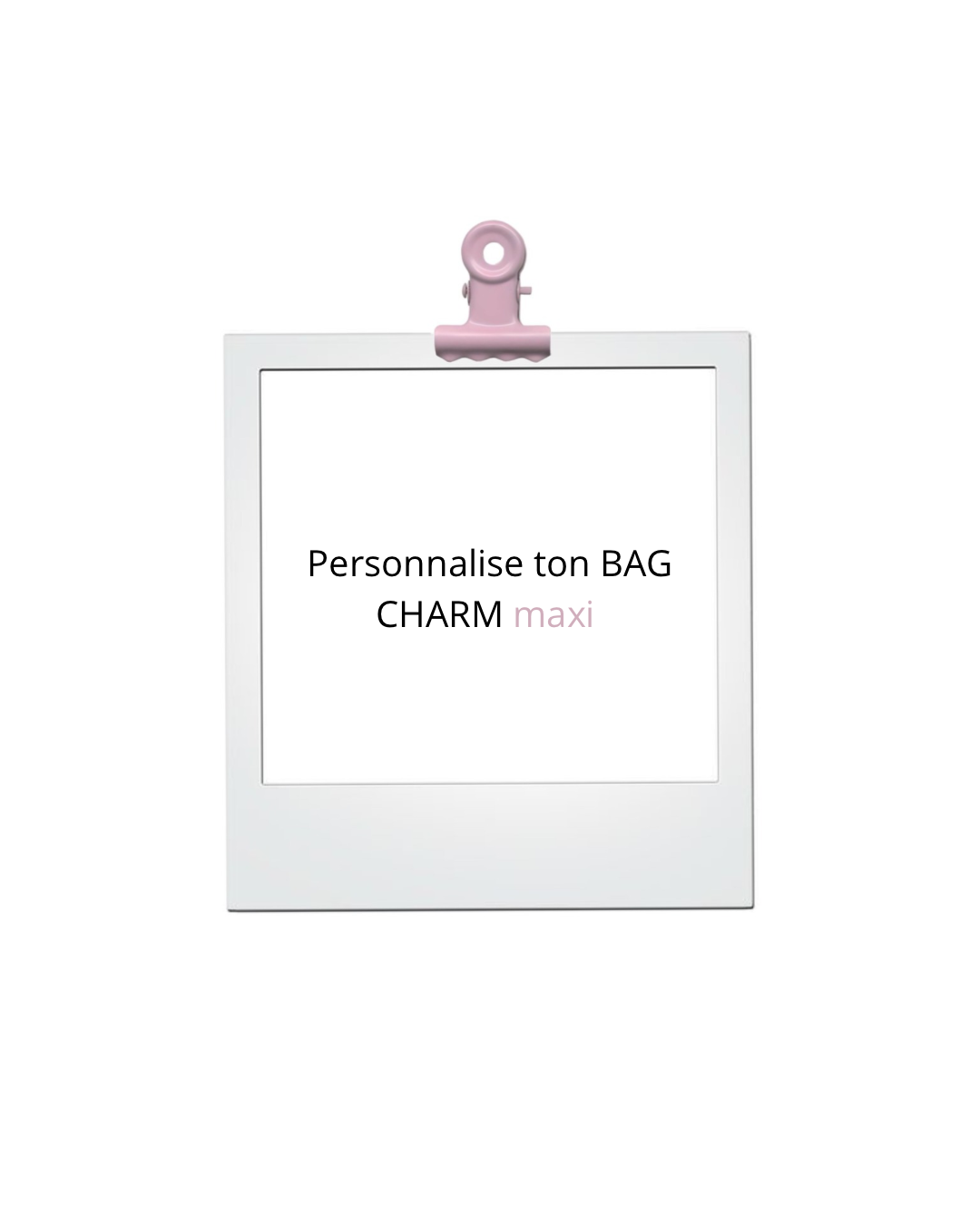 Bijou de Sac Personnalisé Maxi - Bag Charm⁠