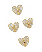 Bijou de Téléphone Shine - Attache Coque Cœur Strass Personnalisable⁠