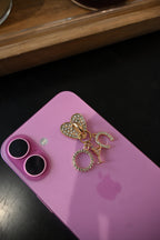 Bijou de Téléphone Gossip Shine - Attache Coque Cœur Strass⁠