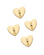 Bijou de Téléphone Glam - Attache Coque Cœur Lisse Personnalisable⁠